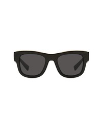 Dolce & Gabbana 54mm Square Sunglasses In Matte Black At Nordstrom