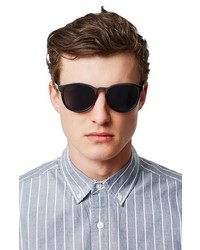 Topman 54mm Squared Edge Sunglasses Black