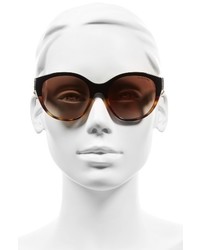 Burberry 55mm Gradient Cat Eye Sunglasses Black