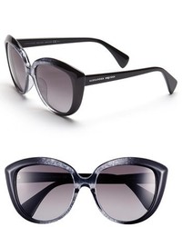 Alexander McQueen 55mm Gradient Cat Eye Sunglasses