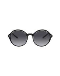 AX Armani Exchange 55mm Gradient Round Sunglasses