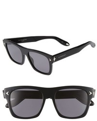 Givenchy 55mm Polarized Retro Sunglasses Black