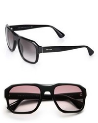 Prada 55mm Square Acetate Sunglasses