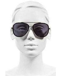 Marc Jacobs 56mm Aviator Sunglasses Black