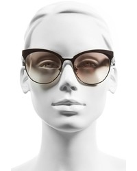 Miu Miu 56mm Pave Cat Eye Sunglasses Beige Mix