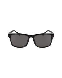 Converse 56mm Rectangular Sunglasses In Black At Nordstrom