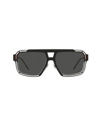 Dolce & Gabbana 57mm Navigator Sunglasses