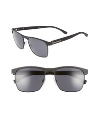 BOSS 57mm Rectangle Sunglasses