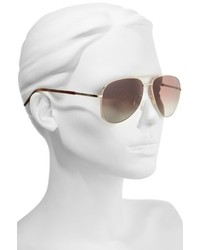 Marc Jacobs 59mm Gradient Polarized Aviator Sunglasses