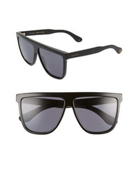 Gucci 61mm Oversize Flat Top Sunglasses