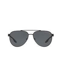 Prada Sport 61mm Polarized Aviator Sunglasses