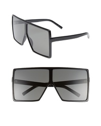 Saint Laurent 68mm Oversize Square Sunglasses