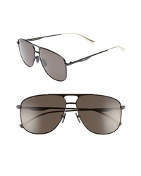 Gucci 80s Monocolor 60mm Polarized Aviator Sunglasses  