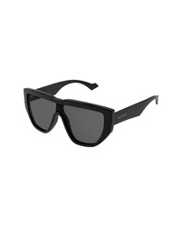 Gucci 99mm Shield Sunglasses In Black At Nordstrom