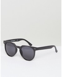 A. J. Morgan Aj Morgan Actualize Round Sunglasses In Matte Black