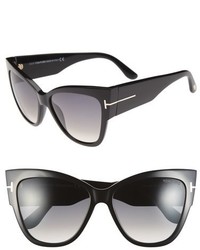 Tom Ford Anoushka 57mm Gradient Cat Eye Sunglasses