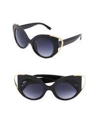 NEM Audrey 50mm Cutout Cat Eye Sunglasses