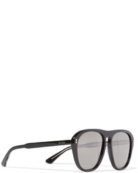 Gucci Aviator Style Acetate Mirrored Sunglasses