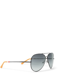 Orlebar Brown Aviator Style Metal Sunglasses