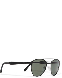 Prada Aviator Style Metal Sunglasses