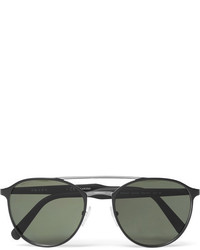 Prada Aviator Style Metal Sunglasses