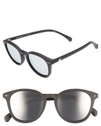 Le Specs Bandwagon 51mm Polarized Sunglasses Crystal Stone