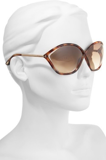 Tom Ford Bella 71mm Gradient Lens Sunglasses, $445 | Nordstrom | Lookastic