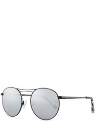 Bella Thin Wire Round Sunglasses