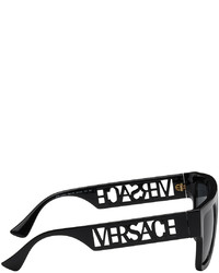 Versace Black 90s Vintage Sunglasses