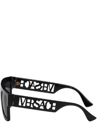 Versace Black 90s Vintage Sunglasses