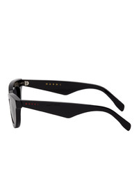 Marni Black Acetate Cat Eye Sunglasses