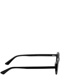 McQ Black Acetate Cat Eye Sunglasses