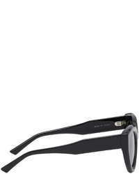 Balenciaga Black Acetate Cat Eye Sunglasses