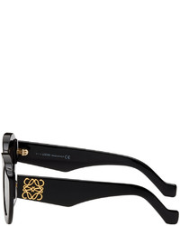 Loewe Black Acetate Oval Sunglasses