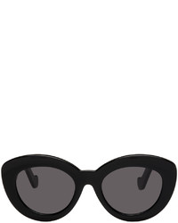 Loewe Black Acetate Oval Sunglasses