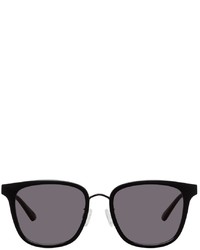 McQ Black Acetate Square Sunglasses