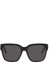 Balenciaga Black Acetate Square Sunglasses
