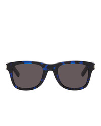 Saint Laurent Black And Blue Sl 51 Sunglasses