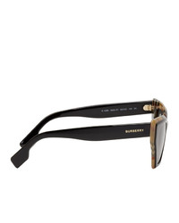 Burberry Black And Check Butterfly Sunglasses