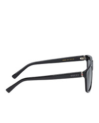 Gucci Black And Grey Oversized Wearable Sunglasses