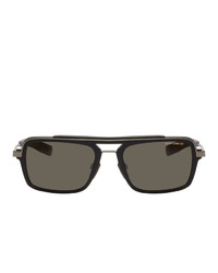 Dita Black And Gunmetal Lsa 404 Sunglasses