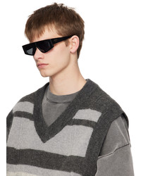 Filippa K Black Angled Sunglasses