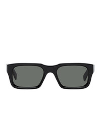 RetroSuperFuture Black Augusto Rectangle Sunglasses