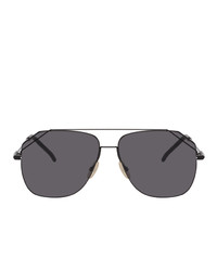 Fendi Black Aviator Sunglasses