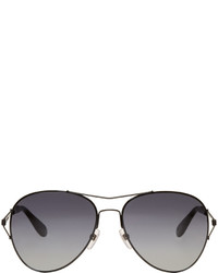 Givenchy Black Aviator Sunglasses