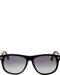 Tom Ford Black Brown Olivier Sunglasses