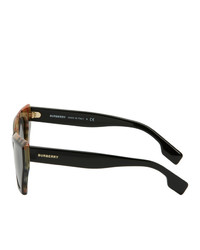 Burberry Black Check Cat Eye Sunglasses