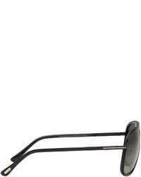Tom Ford Black Chris Aviator Sunglasses
