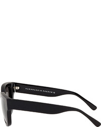 Acne Studios Black Etched Frame Sunglasses
