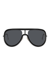 Fendi Black Futuristic Sunglasses